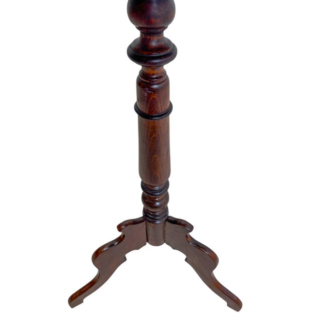 Brown Antique Wine Table, 1900s For Sale - Image 8 of 14