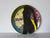 1980s Lois Barton Hand-Painted Modernist Figurative Art Ceramic Plate For Sale - Image 10 of 12