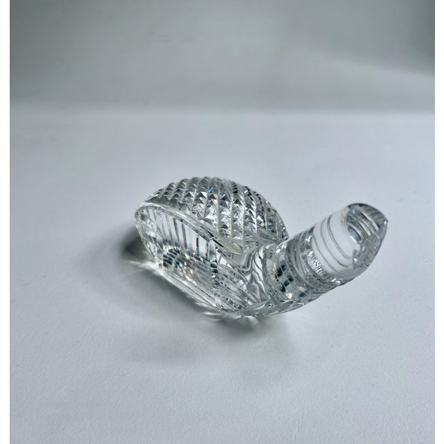 Glass Vintage Waterford Crystal Driver Head Paper Weight For Sale - Image 7 of 17