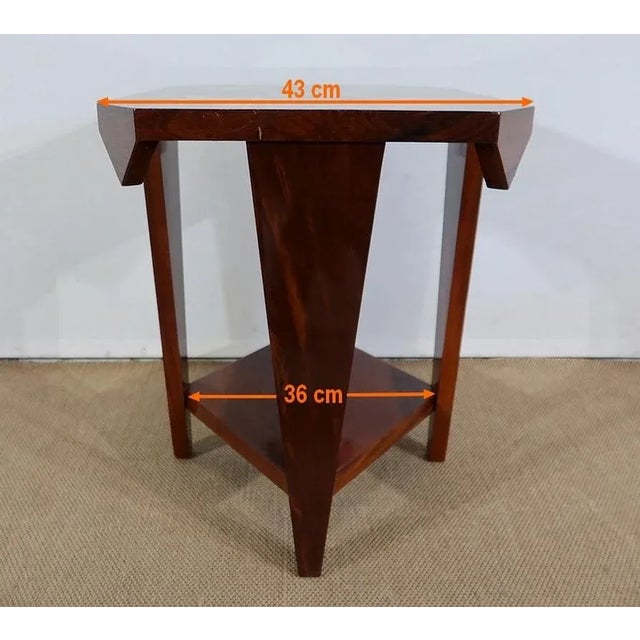 Art Deco Mahogany Side Table, 1940s For Sale - Image 13 of 16