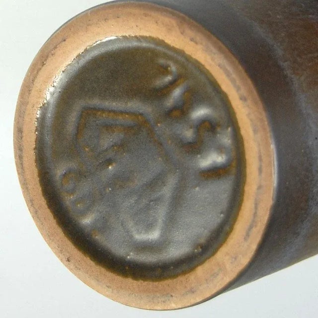 Vintage Tube Vase from Strehla, Germany, 1960s For Sale - Image 6 of 7