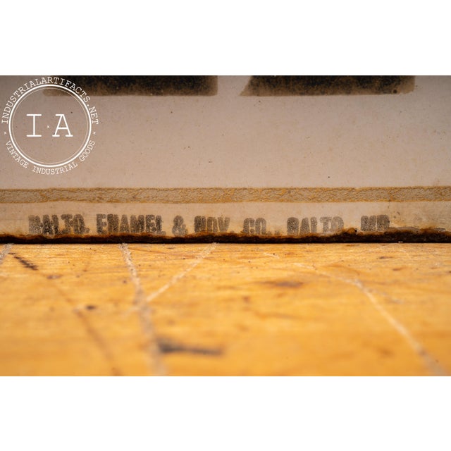 Early 20th Century “Columbia” Bicycles SSP Storefront Sign For Sale - Image 10 of 12