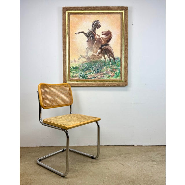Late 20th Century Western Equestrian Painting by Sam Savitt For Sale - Image 9 of 12