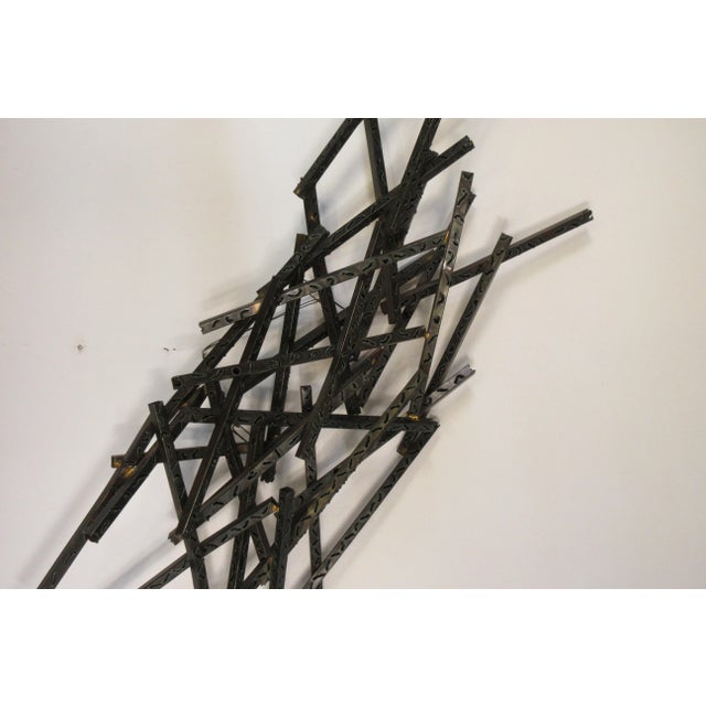 1970s Industrial Metal Wall Sculpture For Sale In New York - Image 6 of 13