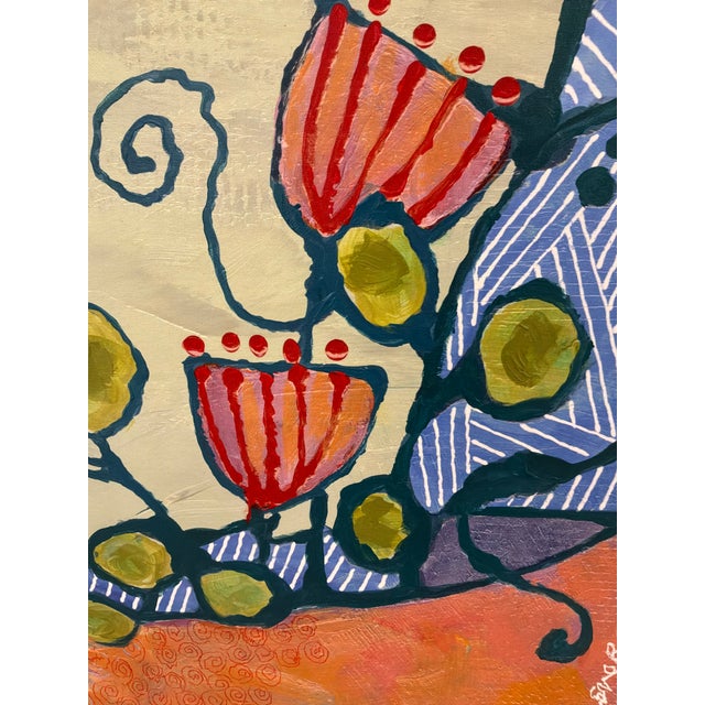 Soicher Marin - Three Flowers Giclee on Canvas Framed. For Sale - Image 9 of 10