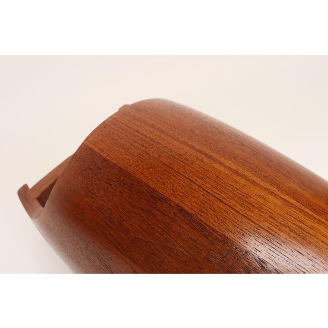 Brown Danish Modern Staved Teak "Congo" Ice Bucket by Jens Quistgaard for Dansk For Sale - Image 8 of 18