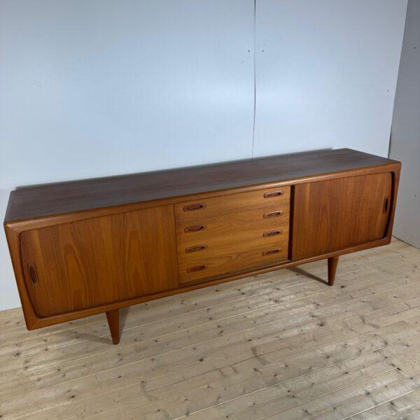 Vintage Teak Sideboard by H.P. Hansen, Denmark, 1960 For Sale - Image 6 of 7