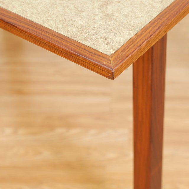 Mid Century Folding Card Table For Sale In Los Angeles - Image 6 of 11
