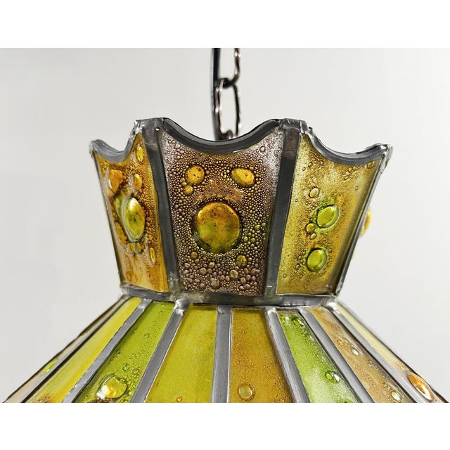 Brutalist Ceiling Lamp by Felipe Delfinger for Feders, 1970s For Sale - Image 15 of 17