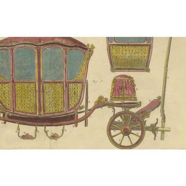 Late 18th Century Antique French Four-Door Berlin Carriage, 1771 For Sale - Image 5 of 11