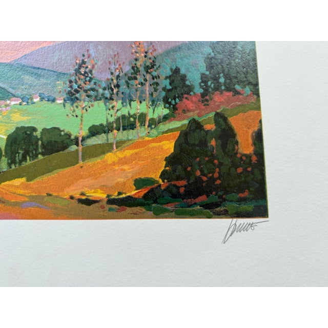 Max Hayslette Sunrise Suite I Signed Serigraph For Sale - Image 4 of 4