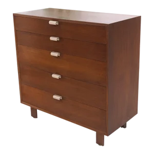 Mid-Century Modern George Nelson Herman Miller 5 Drawer Chest Dresser Restored