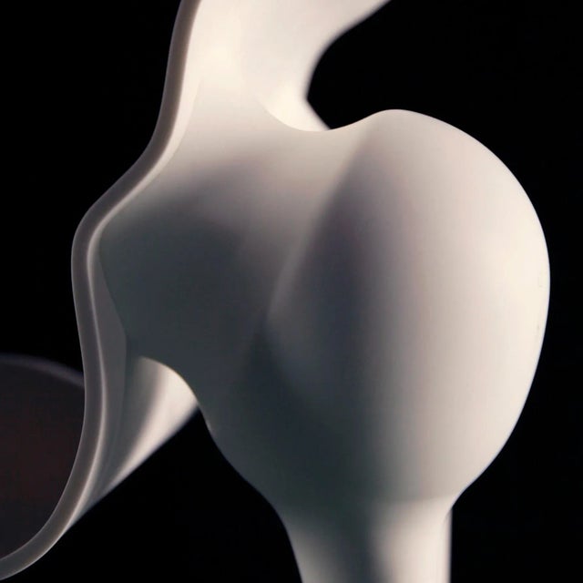 Organic Sculptural White Corian Incomoda Sideboard by Ana Fatia for October Gallery For Sale - Image 4 of 7