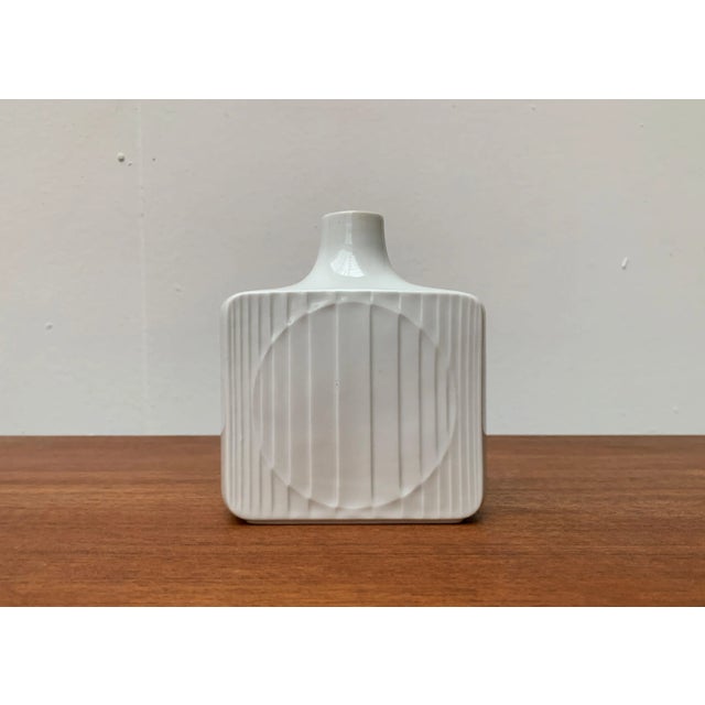 Vintage German Minimalist Porcelain Vase from Fürstenberg For Sale - Image 11 of 18