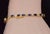 Certified Natural 7ct Blue Sapphire Diamond 18k Gold Tennis Stacking Bracelet For Sale - Image 9 of 16