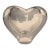 Brazil Heart Shaped Lead Crystal Vase For Sale