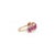 Metal 14k Yellow Gold 1.91ct Pear Ruby & Diamond Contemporary Cocktail Ring Size 6 For Sale - Image 7 of 16