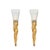 This remarkable pair of Mid-Century Modernist sconces hails from the renowned glassmaking workshops of Murano, Italy....