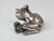 Late 20th Century Italian Silver Plate Metal Frog Figurines - 2 Pieces For Sale - Image 10 of 13