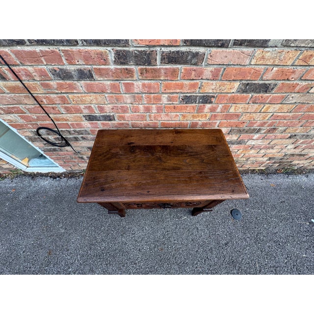 Wood Louis XV Walnut Chevet For Sale - Image 7 of 14