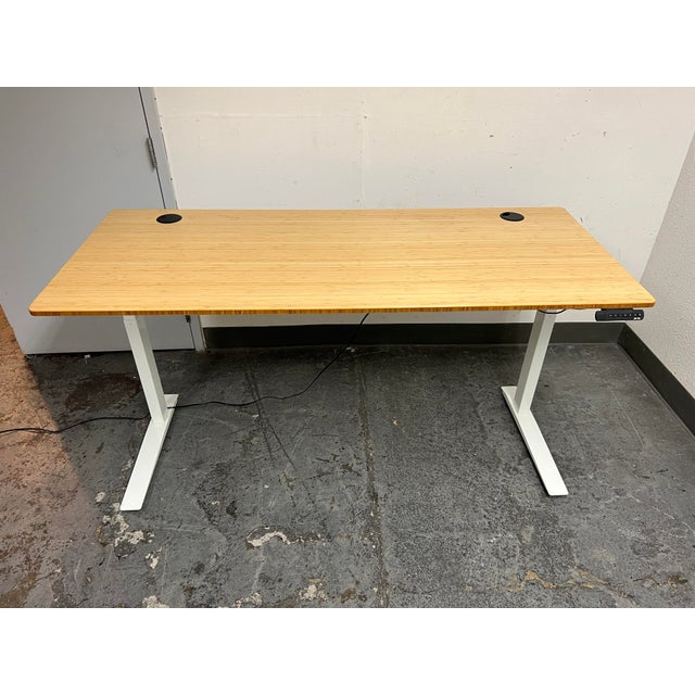 Herman Miller Jarvis Wood + Metal Standing Desk Chairish