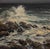 Cascais, Portugal by Sparky LeBold | Oil on Canvas Seascape with crashing waves on rocky shore For Sale