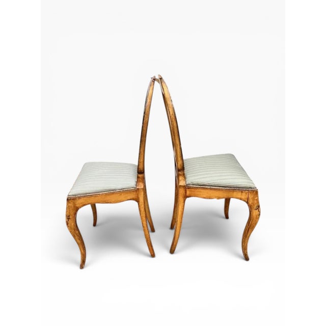 Wood Late 1800s Italian Side Chairs- a Pair For Sale - Image 7 of 12