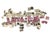1960s C. Jere Copper and Brass Sculptural Wall Art For Sale - Image 9 of 14