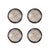 Vintage Italian Sconces W/ Clear Murano Glass - Set of Four For Sale In Los Angeles - Image 6 of 6