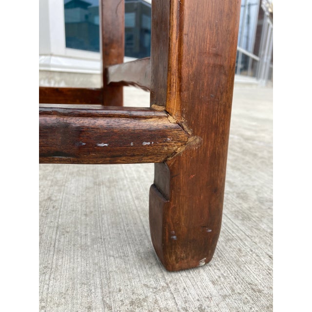 Qing Dynasty Carved Alter Chair Circa 18th Century For Sale - Image 11 of 13