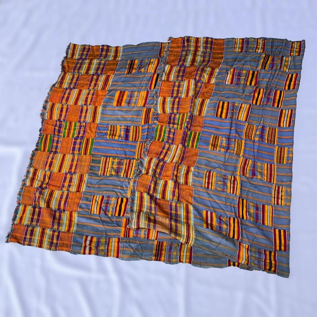 Early 20th Century Kente Cloth Women's Ghana 72x41 Inch For Sale In Denver - Image 6 of 7