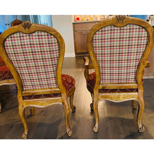 Century Furniture Couer De France Cherrywood Provincial Dining Table & 6 Chairs For Sale - Image 12 of 12