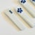 Ceramic Late 20th Century Blue and White Flower Chopstick Rests - Set of 8 - Japan For Sale - Image 7 of 7