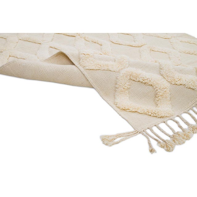 Early 21st Century Hand-Knotted Wool Rug by Azele Studio For Sale - Image 5 of 12