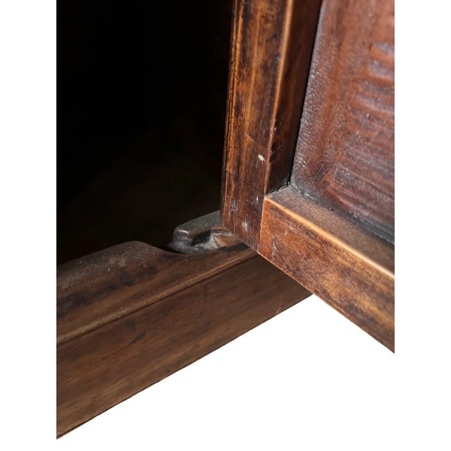 Brown 19th C. Monumental & Important Qing Dynasty Chinese Double Sided Sideboard For Sale - Image 8 of 12