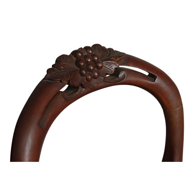 Early 20th Century Balloon Back Chairs, a Pair For Sale - Image 5 of 9