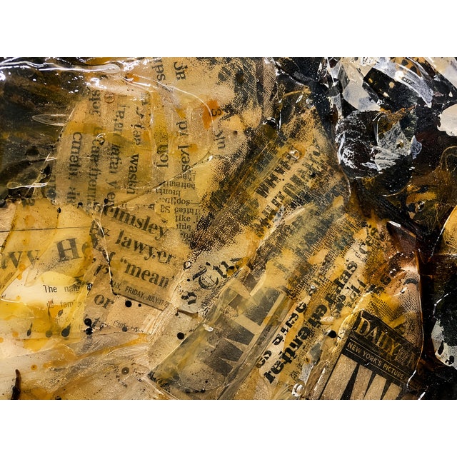 1980s Post-Modern Tabloid Assemblage - "Queen of Mean" Abstract Portrait (Leona Helmsley) For Sale - Image 4 of 6