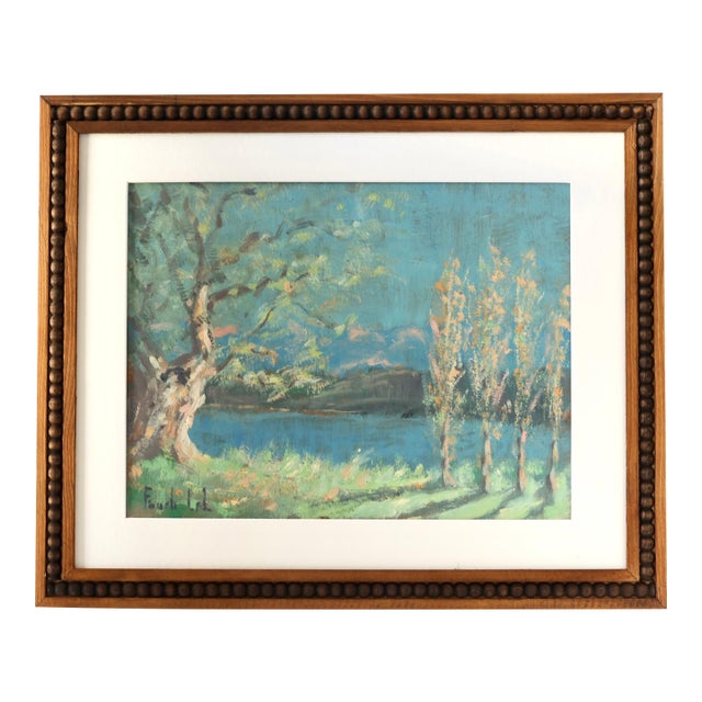 French Countryside Landscape Painting For Sale