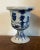 Blue Antique 18th Century English Delft Urn Shape Flower Pot With Lion Mask Handles , London C. 1750 For Sale - Image 8 of 12