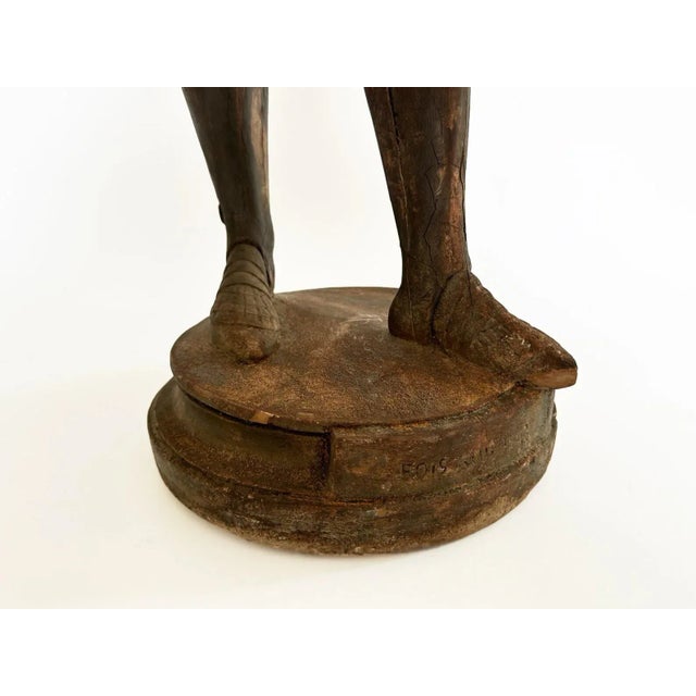 Ceramic 1900s Antique French Terracotta Garden Statue For Sale - Image 7 of 8