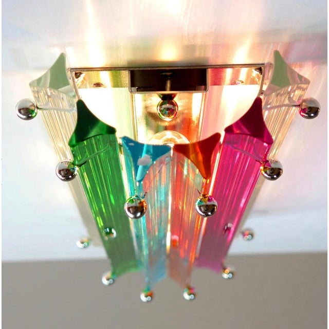 Italian Murano Glass Wall Sconces in the style of Venini, 1990s, Set of 4 For Sale - Image 12 of 18