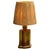 Art Deco Table Lamp in Patinated Brass with Raffia Shade, 1940s For Sale - Image 13 of 13