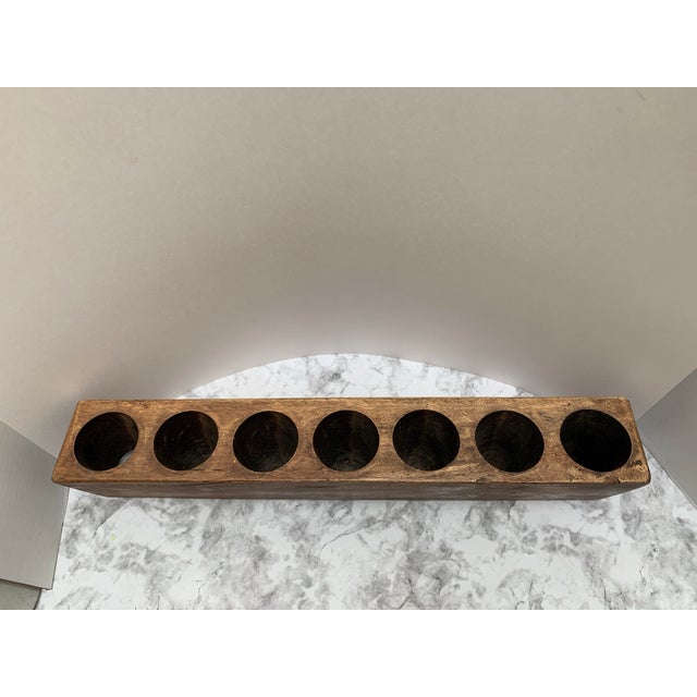 2000 - 2009 Vintage French Wood Sugar Mold or Candle Vessel For Sale - Image 5 of 7