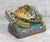 Ceramic Vintage 1970s Stoneware Drip Glazed Turtle Garden Sculpture For Sale - Image 7 of 11