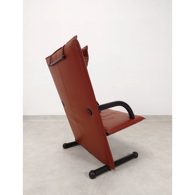Arflex T-Line Lounge Chair by Burkhard Vogtherr for Arflex, 1980s For Sale - Image 4 of 18