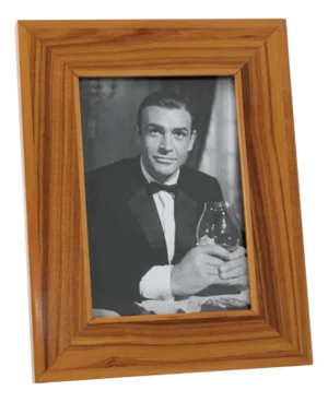 House of Gucci Fine-Grain Exotic Wood Picture Frame, Italy, circa 1980
