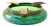 Antique Art Nouveau Bohemian Czech Kralik Green Iridescent Glass Ashtray, 1908 For Sale