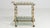 Mid 20th Century Hollywood Regency Brass Bar Cart on Wheels, France, 1960 Gold For Sale - Image 5 of 13