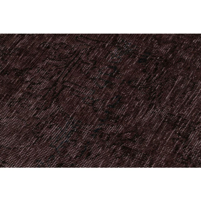 Vintage Persian Rug in Brown and Pink, From Rug & Kilim For Sale In New York - Image 6 of 7