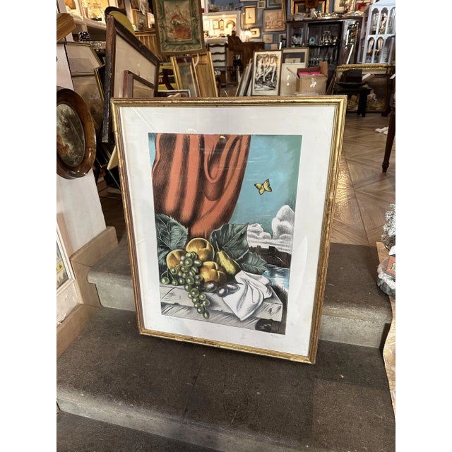 Gregorio Sciltian, Fruit, 1970, Color Lithograph, Framed For Sale - Image 8 of 8